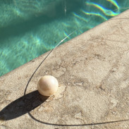 Natural pearl pendant